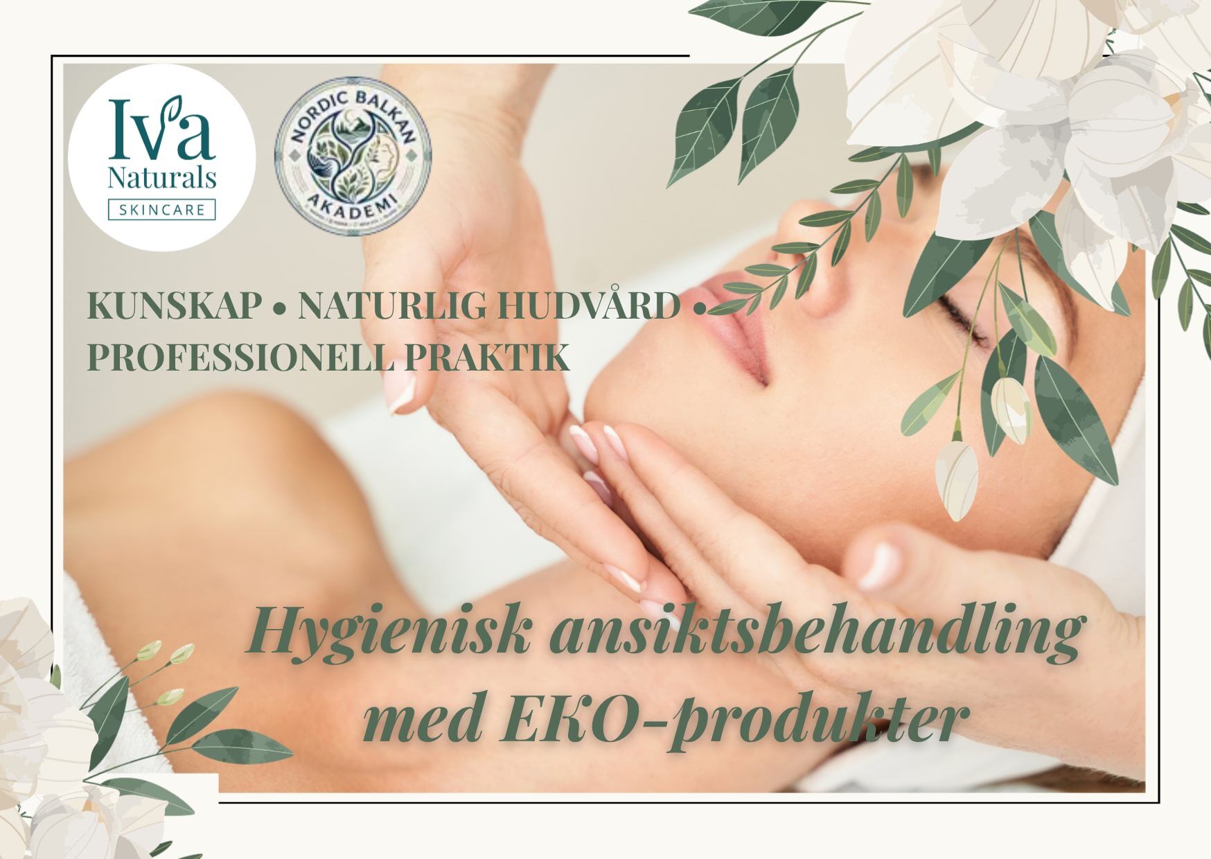 Hygienisk ansiktsbehandling med EKO-produkter